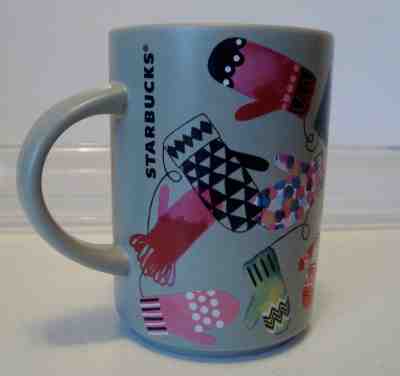 Starbucks Mug Cup 2017 12 oz Mittens Christmas Holiday LImited Edition-G43 - Sold on eBay Nov, 4th 2018 for $12.99
