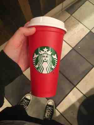 Starbucks 2018 Limited Edition Reusable Red Holiday Plastic 16oz Cup - Sold on eBay Nov, 4th 2018 for $9.99