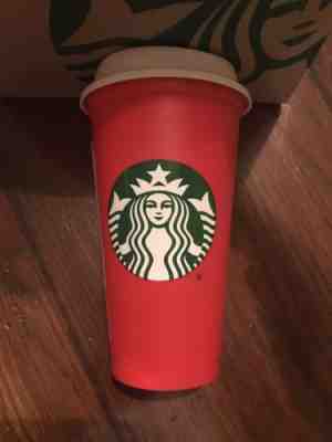 Starbucks Red Reusable Holiday Cup 2018 Limited Edition New - Sold on eBay Nov, 4th 2018 for $16.99