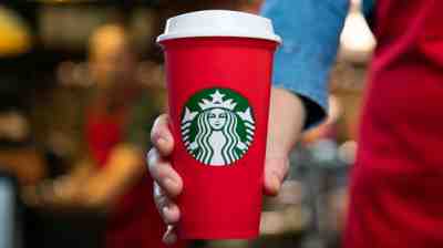 Starbucks 2018 Limited Edition Red Holiday Reusable Plastic Cup Tumbler 16oz.  - Sold on eBay Nov, 3rd 2018 for $13.99