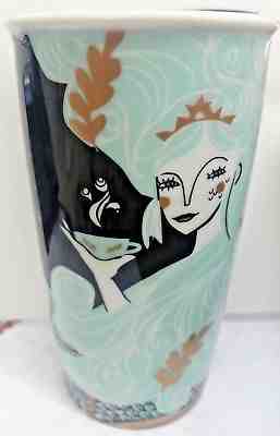 NEW 2018 Starbucks holiday Siren travel tumbler LIMITED EDITION w/gold accents - Sold on eBay Nov, 2nd 2018 for $31.99