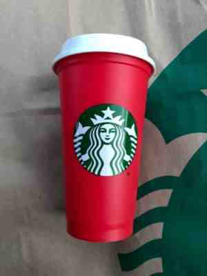 Starbucks Red Reusable Holiday Cup 2018 Limited Edition - Sold on eBay Nov, 2nd 2018 for $14.99
