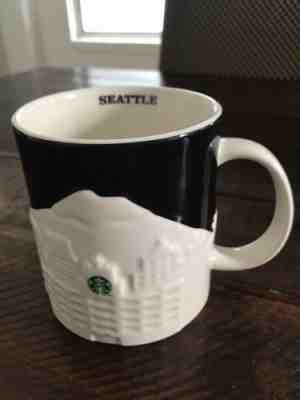 Starbucks 2012 Seattle Relief Limited Edition Collectors Series Ceramic Mug Cup - Sold on eBay Nov, 1st 2018 for $10.00