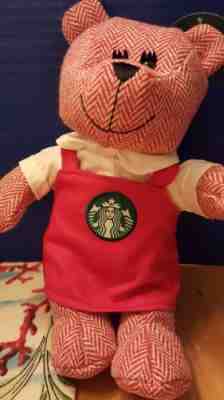 STARBUCKS Red Holiday Apron Bearista Bear Limited Edition 2016 Collectible New - Sold on eBay Oct, 31st 2018 for $12.00