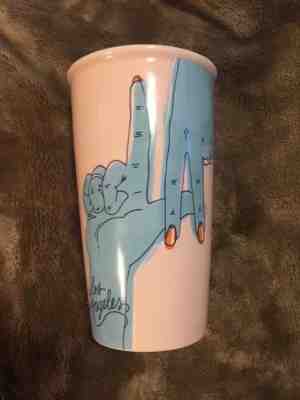 Starbucks 2017 Limited Edition Los Angeles Dodgers LA Hands Coffee mug - Sold on eBay Oct, 29th 2018 for $30.00