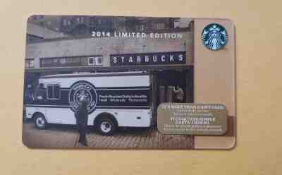 Starbucks Card 2014 Limited Edition Canada - Sold on eBay Oct, 29th 2018 for $0.10