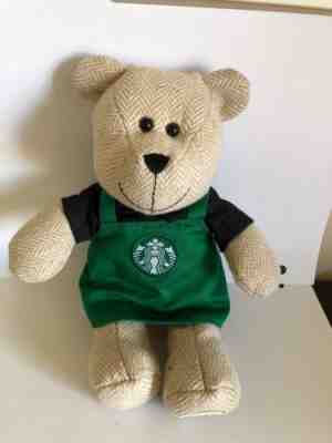 STARBUCK'S BEAR Shamrock Green Irish Apron  2016 Limited Edition New - Sold on eBay Oct, 28th 2018 for $3.70