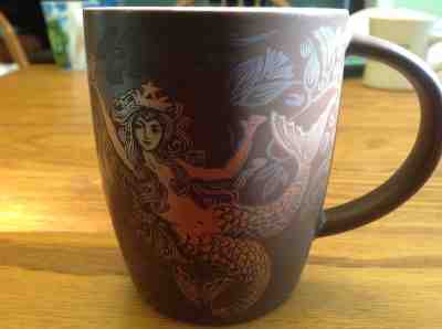 starbucks 2011 brown with bronze mermaid limited edition coffee mug - Sold on eBay Oct, 28th 2018 for $25.00