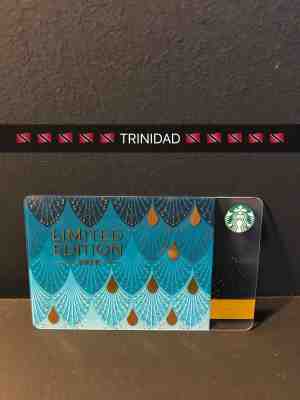 TRINIDAD and TOBAGO Starbucks Anniversary Siren Card Limited Edition RARE 2018 - Sold on eBay Oct, 28th 2018 for $50.00