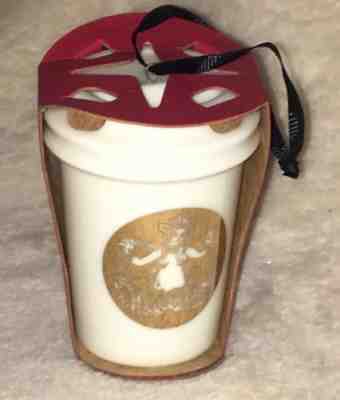 Starbucks 2015 Pike Place 1912 Christmas Ornament Limited Edition NWT white gold - Sold on eBay Oct, 27th 2018 for $14.99