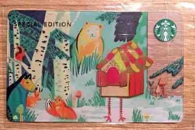SEALED Starbucks 10 Years In Russia Card Fairy Tale Animals Limited Edition 2017 - Sold on eBay Oct, 27th 2018 for $26.00