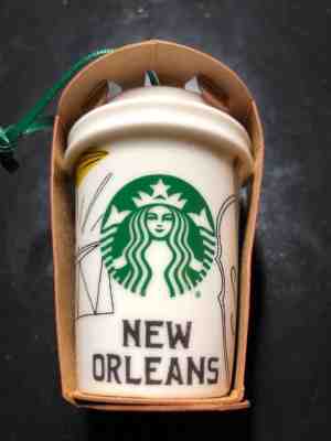 Starbucks 2015 NEW ORLEANS ORNAMENT To Go Cup Christmas Limited Edition NWT - Sold on eBay Oct, 26th 2018 for $13.99