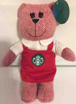 STARBUCKS Red Holiday Apron Bearista Bear Limited Edition 2016 Collectible - Sold on eBay Oct, 25th 2018 for $9.50
