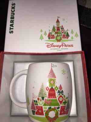 Starbucks Disneyland, 2015 Holiday Mug, Limited  Edition New In box  - Sold on eBay Oct, 25th 2018 for $45.50