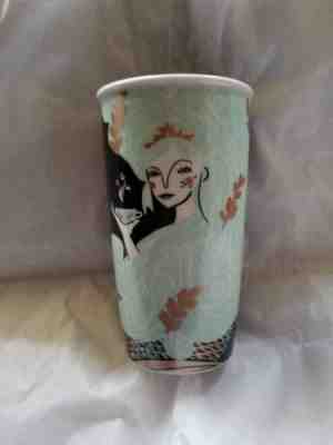 Starbucks 2018 limited edition 12oz Siren Mermaid -Double Wall Ceramic Tumbler - Sold on eBay Oct, 24th 2018 for $45.00