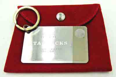 Starbucks Limited Edition 2014 Sterling Silver Key Chain with Reloadable Card - Sold on eBay Oct, 24th 2018 for $89.99