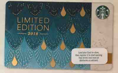 Starbucks 2018 UNITED KINGDOM UK Autumn Card LIMITED EDITION RARE - Sold on eBay Oct, 22nd 2018 for $2.92
