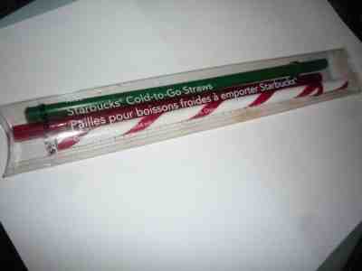 NEW Christmas in July Starbucks Cold-to-Go Straws LIMITED EDITION 12 oz - Sold on eBay Oct, 22nd 2018 for $7.00