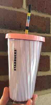 Starbucks Pink Cup Grande 16oz Plastic Limited Edition Tumbler  - Sold on eBay Oct, 20th 2018 for $29.99