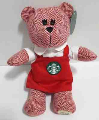 New Starbucks Bearista Girl Teddy Bear Limited Edition Red Holiday Apron 2016  - Sold on eBay Oct, 19th 2018 for $11.04