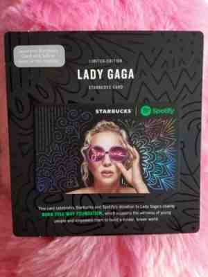 Starbucks 2017  Limited Edition Lady Gaga Spotify Gift Card Collectable  - Sold on eBay Oct, 18th 2018 for $1.99