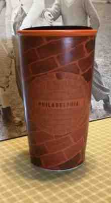 Starbucks Philadelphia Limited Edition Ceramic Travel Mug With Lid NEW (No Box) - Sold on eBay Oct, 16th 2018 for $12.97