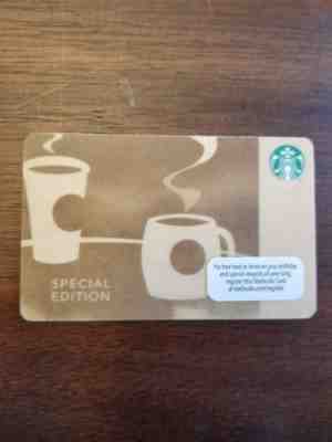 2013 Starbucks Coffee Special Limited Edition Birch Wood Gift Card NO VALUE - Sold on eBay Oct, 16th 2018 for $2.75
