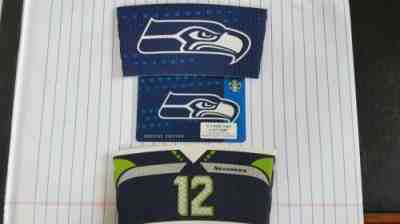 Starbucks Seattle 2018 Seahawks Limited Edition Gift Card. Two Seahawks Sleeves - Sold on eBay Oct, 16th 2018 for $3.85