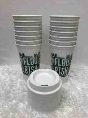 Starbucks Reusable Cups Flourish Tumbler Plastic Limited Edition W/Lids 16oz 14X - Sold on eBay Oct, 14th 2018 for $44.00