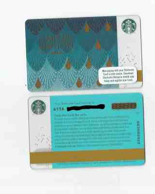 Starbucks  Card 2018 MALAYSIA Autumn  LIMITED EDITION - Sold on eBay Oct, 13th 2018 for $5.49