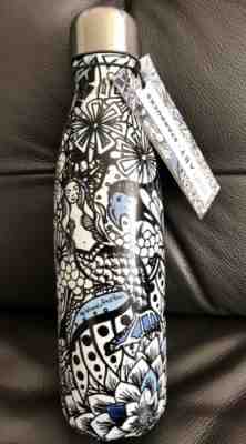 Starbucks S’well Swell Bottle Kelsey Montague Art Mermaid Limited Edition New - Sold on eBay Oct, 11th 2018 for $34.00
