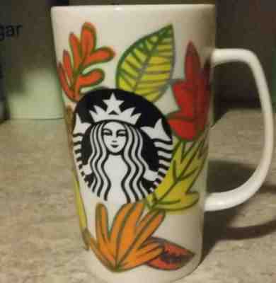 Limited Edition 2016 Starbucks Autumn / Fall Leaves Coffee Tea Cup Mug 16oz - Sold on eBay Oct, 11th 2018 for $13.99