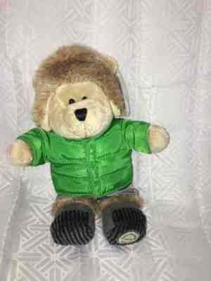 NWT-2011 Starbucks Bearista Bear 104th Limited Edition Green Puffer Coat Plush - Sold on eBay Oct, 11th 2018 for $6.00