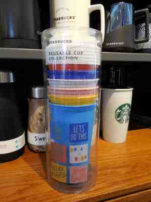 2018 Limited edition!! Set of 6 Starbucks Original Reusable Cup!! only 1 left! - Sold on eBay Oct, 6th 2018 for $22.00