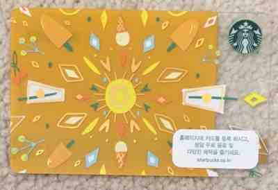 Starbucks 2017 KOREA Summer Card Limited Edition - Sold on eBay Oct, 5th 2018 for $2.00