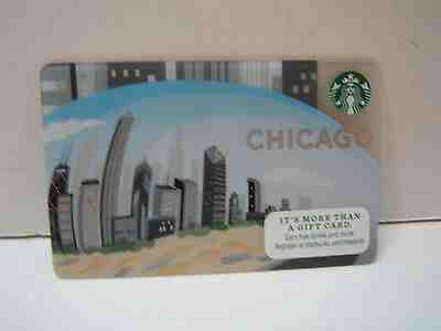 STARBUCKS GIFT CARD: 2014 CHICAGO  SKYLINE LIMITED EDITION  COLLECTIBLE 1 - Sold on eBay Oct, 4th 2018 for $3.50