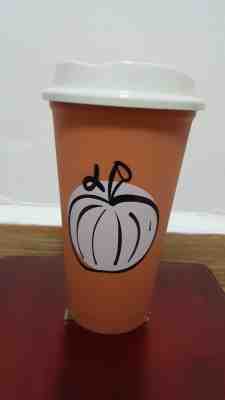  MEXICO- STARBUCKS - REUSABLE CUP 16 OZ - PUMPKIN - LIMITED EDITION - Sold on eBay Oct, 3rd 2018 for $9.99