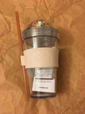 Starbucks Korea Coffee Village Figure Cold Cup Limited Edition - Sold on eBay Oct, 3rd 2018 for $43.00