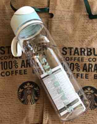 Starbucks Korea Victorvile Blue Water Bottle Limited Edition 710ml - Sold on eBay Oct, 1st 2018 for $31.00