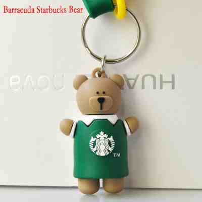 Bearista New Rare China 2017 Starbucks Limited Edition Barracuda Bear Key Chain - Sold on eBay Sep, 30th 2018 for $9.99