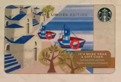 Starbucks 2014 Greek Islands Card Limited Edition - Sold on eBay Sep, 28th 2018 for $2.00