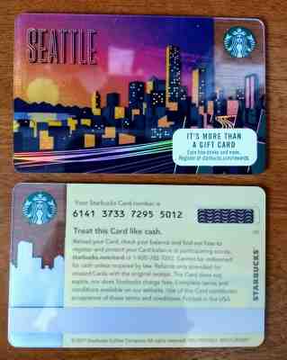SEATTLE 2018 STARBUCKS LIMITED EDITION COLLECTIBLE GIFT CARDS - Sold on eBay Sep, 28th 2018 for $2.99