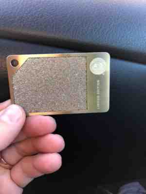Starbucks Pewter Swarovski Card - Christmas 2015 - Limited Edition - Sold on eBay Sep, 24th 2018 for $56.00