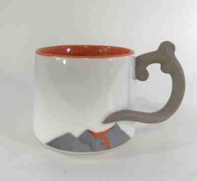 Starbucks Hawaii 2014 Limited Edition NEW Mug Volcano Smoke Lava Handle Orange - Sold on eBay Sep, 24th 2018 for $15.00