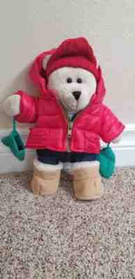 Starbucks Bearista Winter Bear Red Parka Plush Limited Edition 2006 - Sold on eBay Sep, 23rd 2018 for $5.00