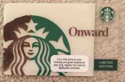 Starbucks 2010 Onward Card  LIMITED EDITION - Sold on eBay Sep, 22nd 2018 for $13.24