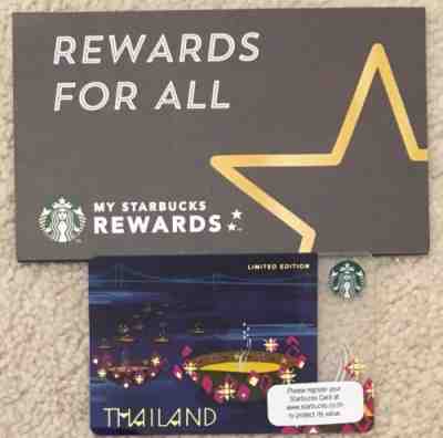 Starbucks 2016 THAILAND Loi Krathong Card Limited Edition With Sleeve - Sold on eBay Sep, 22nd 2018 for $2.99
