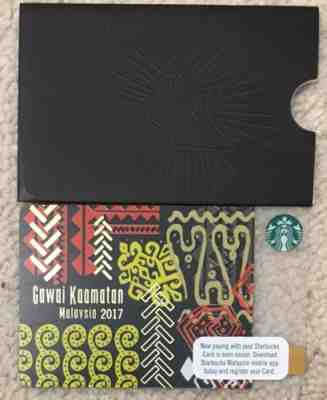 Starbucks 2017 Malaysia Gawai Kaamatan Card Limited Edition - Sold on eBay Sep, 22nd 2018 for $4.49