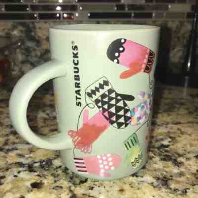 STARBUCKS 2017 Mug Cup 12 oz Mittens Christmas Holiday Limited Edition NEW - Sold on eBay Sep, 21st 2018 for $16.25