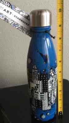 S’well Starbucks Kelsey Montague Art LIMITED EDITION Citiscape Water Bottle 17fL - Sold on eBay Sep, 20th 2018 for $45.99